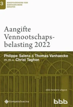 3-Aangifte Vennootschapsbelasting 2022 (gedrukte versie)