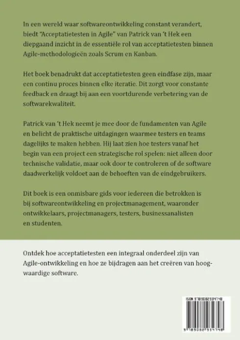 Acceptatietesten in Agile