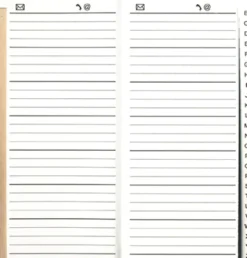Adresboek: Combi Addressbook A6