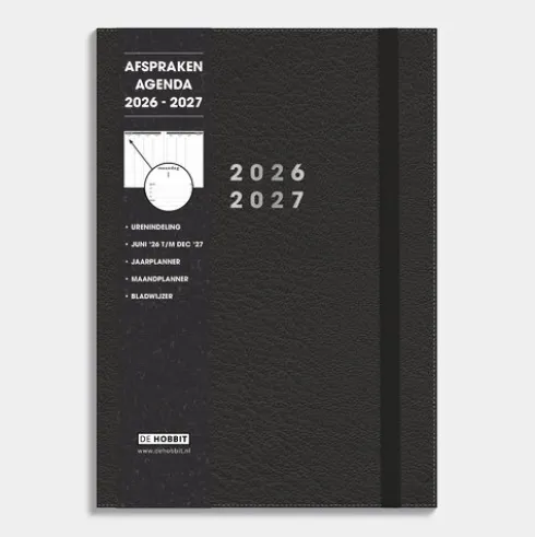 Afsprakenagenda 2026-2027 A4 Lederlook