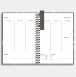 Agenda 2026-2027 A4 Ginkgo Goud