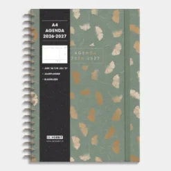 Agenda 2026-2027 A4 Ginkgo Goud