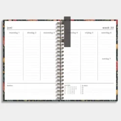 Agenda 2026-2027 A4 Vintage Bloemen