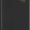 Agenda 2025 Brepols Interplan Genova 7Dagen/2Pagina's Spiraal Zwart