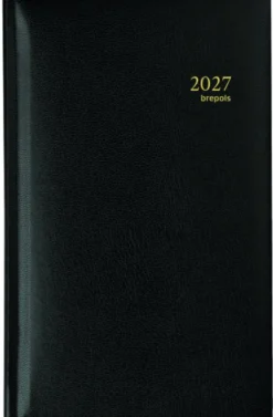 Agenda 2025 Brepols Interplan Lima 7Dagen/2Pagina's Zwart