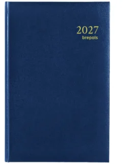 Agenda 2025 Brepols Saturnus Lima 7Dagen/2Pagina's Blauw