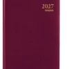 Agenda 2026 Brepols Saturnus Luxe 1Dag/1Pagina Bordeaux
