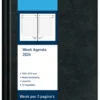 Agenda 2025 Ryam Efficiency Baladek 7Dagen/2Pagina's Zwart