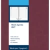 Agenda 2025 Ryam Efficiency Baladek 7Dagen/2Pagina's Bordeaux