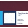 Agenda 2025 Ryam Memoplan 7 Suprema 7Dagen/2Pagina's Landscape Bordeaux