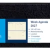 Agenda 2026 Ryam Notations Mundior 7Dagen/2Pagina's Landscape Zwart