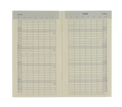 Agendavulling 2025 Brepols Plan-O-Rama 1Maand/2Pagina's