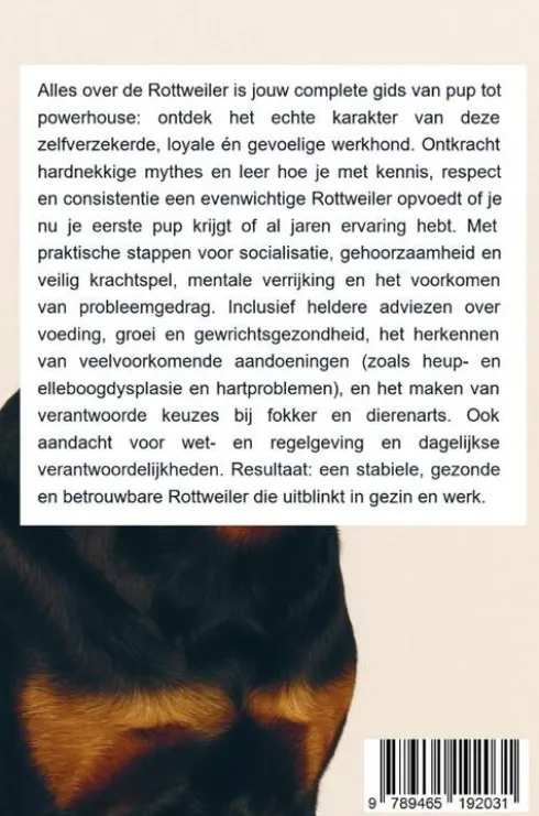 Alles over de Rottweiler