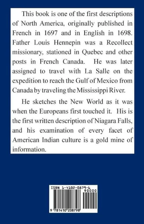 A New Discovery of a Vast Country in America (Volume I)