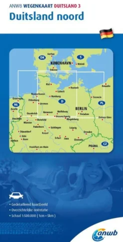 ANWB Wegenkaart 3.Duitsland Noord