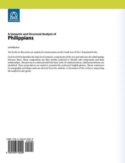 A Semantic and Structural Analysis of Philippians