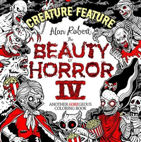 Beauty of Horror 4: Creature Feature Colouring Book