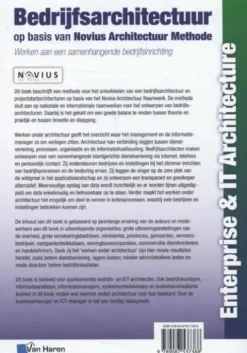 Bedrijfsarchitectuur op basis van Novius Architectuur Methode