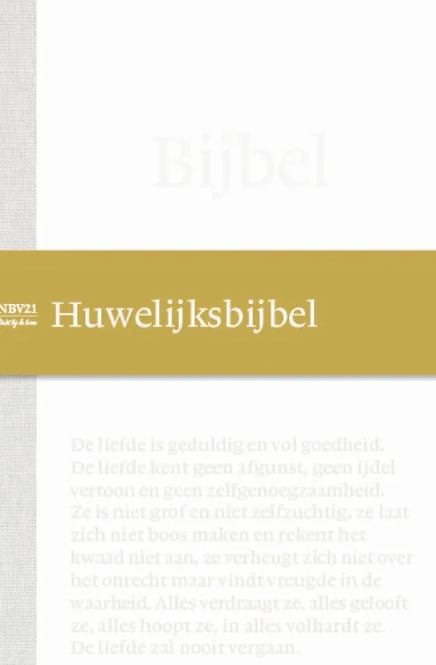 Bijbel NBV21 Huwelijksbijbel