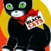 Black Cats At Halloween