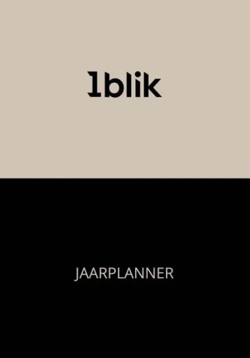 1blik Jaarplanner