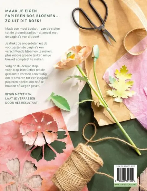 Bloemen in een boek