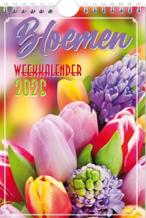 Bloemen weekkalender 2026