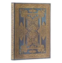 Blue Luxe (Luxe Design) Ultra Lined Hardback Journal (Elastic Band Closure)