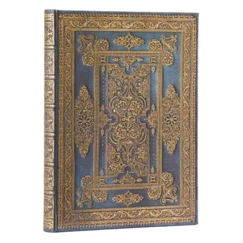 Blue Luxe (Luxe Design) Ultra Lined Hardback Journal (Elastic Band Closure)
