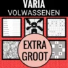 Boek Cadeau - Puzzelboek Varia Extra Groot - NR. 2 - voor Ouderen, Slechtzienden, Senioren, Opa en Oma