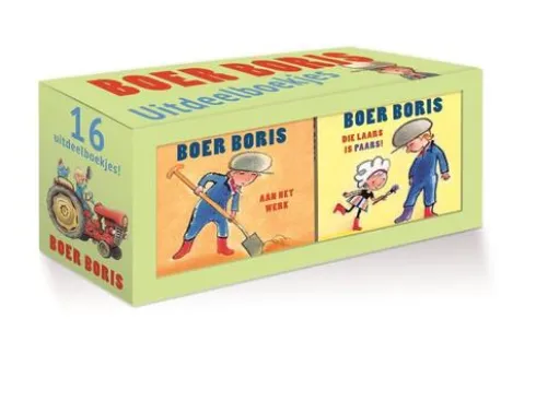 Boer Boris uitdeelboekjes