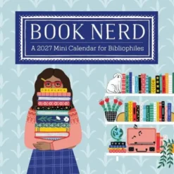 Book Nerd Mini Wall Calendar 2027