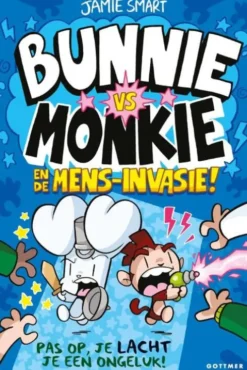 Bunnie vs Monkie en de mens-invasie!