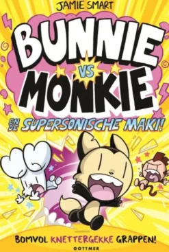 Bunnie vs Monkie en de supersonische maki!