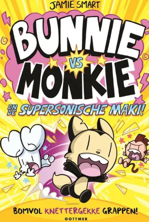 Bunnie vs Monkie en de supersonische maki!