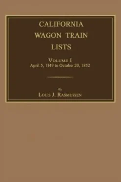 California Wagon Train Lists. Volume I