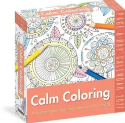 Calm Coloring Page-A-Day® Calendar 2027