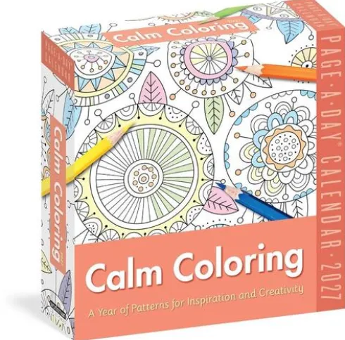 Calm Coloring Page-A-Day® Calendar 2027