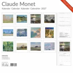 Claude Monet maandkalender 2027