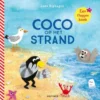Coco op het strand