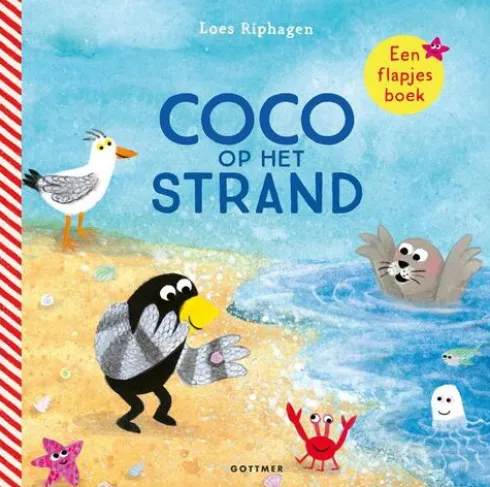 Coco op het strand