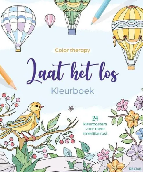 Color therapy Laat het los Kleurboek