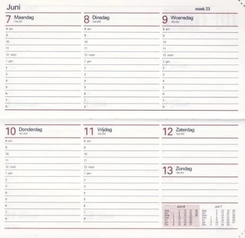 Combi agenda pocket 2027