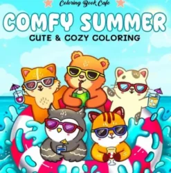 Comfy summer - Coloring Book Cafe