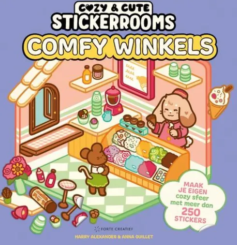Comfy Winkels Stickerboek