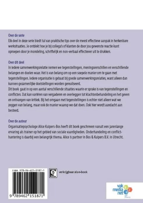 Conflicthantering op de werkvloer