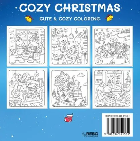 Cozy Christmas-Cute & cozy coloring