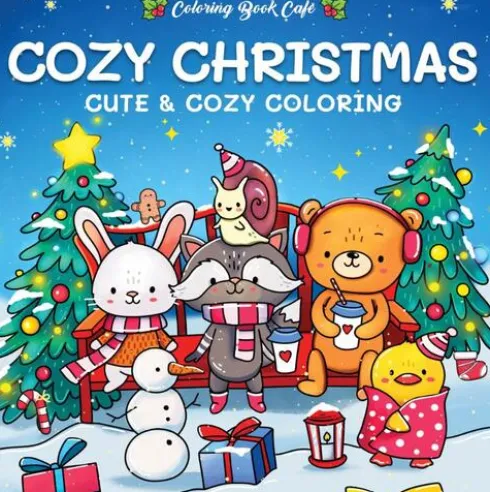 Cozy Christmas-Cute & cozy coloring