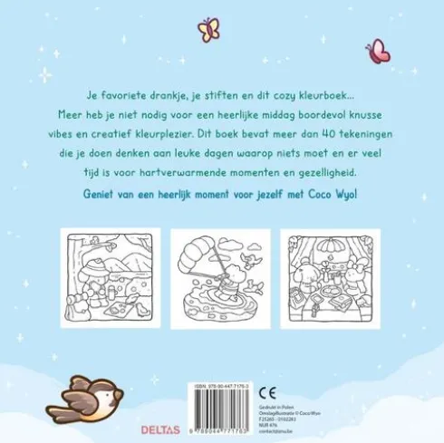 Cozy Days Cute & Comfy kleurboek Coco Wyo