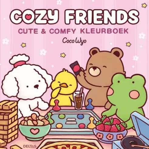 Cozy Friends Cute & Comfy kleurboek Coco Wyo